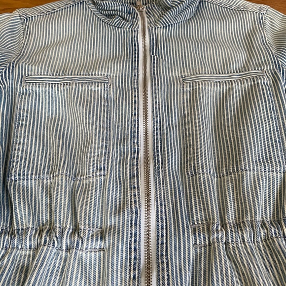 GAP Denim Striped Jacket - Picture 3 of 4